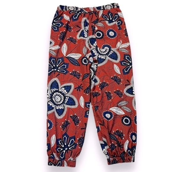 Anthro Sundry Floral Balloon Pants Cropped Joggers Boho Print size 2/US Medium - Picture 7 of 10